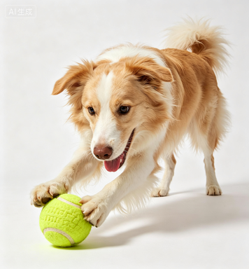 DarianPet Quietsch-Tennisbälle | Hundespielzeug für Hunde bis 23kg, Ø6,35cm, 4 Stück