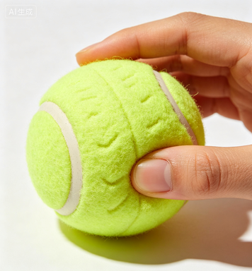 DarianPet Quietsch-Tennisbälle | Hundespielzeug für Hunde bis 23kg, Ø6,35cm, 4 Stück